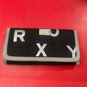 Y2K Cute ROXY Trifold Everyday Wallet Black White Surfer 90s Vintage